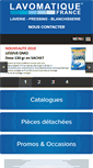 Mobile Screenshot of lavomatique.fr